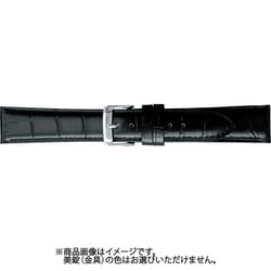 BKME051AR [時計ベルト スコッチガードレザー牛革 19mm幅 黒]