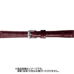 BKME051EL [時計ベルト スコッチガードレザー牛革 14mm幅 ワイン]