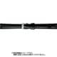 BCME001AH [時計ベルト スコッチガードレザー牛革 11mm幅 黒]