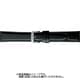 BCME001AP [時計ベルト スコッチガードレザー牛革 18mm幅 黒]