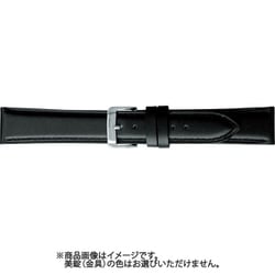 BCME001AP [時計ベルト スコッチガードレザー牛革 18mm幅 黒]