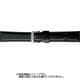BCME001AS [時計ベルト スコッチガードレザー牛革 20mm幅 黒]