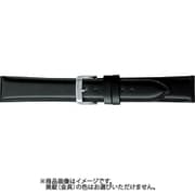 BCME001AS [時計ベルト スコッチガードレザー牛革 20mm幅 黒]