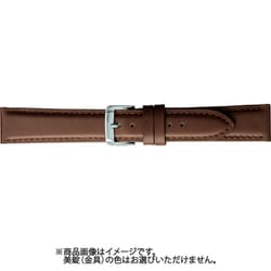 BCME001CP [時計ベルト スコッチガードレザー牛革 18mm幅 茶]