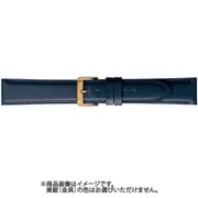 BCME001DR [時計ベルト スコッチガードレザー牛革 19mm幅 ネイビー]