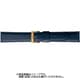 BCME001DS [時計ベルト スコッチガードレザー牛革 20mm幅 ネイビー]