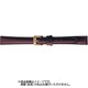 BCME001EJ [時計ベルト スコッチガードレザー牛革 13mm幅 ワイン]