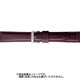 BCME001ES [時計ベルト スコッチガードレザー牛革 20mm幅 ワイン]