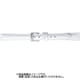 BCME001WL [時計ベルト スコッチガードレザー牛革 14mm幅 ホワイト]