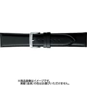 BCME002AT [時計ベルト スコッチガードレザー牛革 21mm幅 黒]