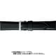 BCME002AU [時計ベルト スコッチガードレザー牛革 22mm幅 黒]