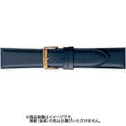 BCME002DT [時計ベルト スコッチガードレザー牛革 21mm幅 ネイビー]