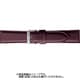 BCME002ET [時計ベルト スコッチガードレザー牛革 21mm幅 ワイン]