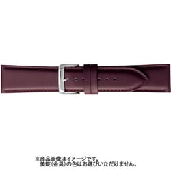 BCME002EU [時計ベルト スコッチガードレザー牛革 22mm幅 ワイン]