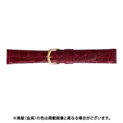 BWE129EO [時計バンド 革 17mm ワイン]