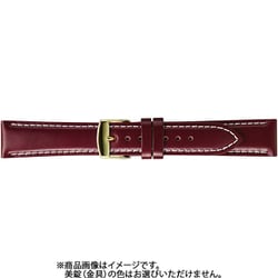 BUE015EP [時計ベルト コードバン 18mm幅 ワイン]