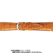 BKE008TU [時計ベルト 牛革型押し 22mm幅 ハニー]