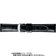 BKE011AP [時計ベルト 牛革型押し 18mm幅 ブラック]