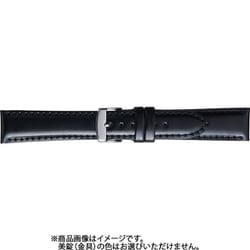 BUE016AS [時計ベルト コードバン 20mm幅 ブラック]