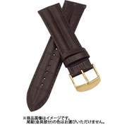 BKE020BU [時計バンド 革 22mm チョコ]