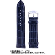 BKE020DU [時計バンド 革 22mm ネイビー]