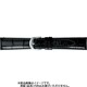 BKE006AS [時計ベルト 牛革 20mm幅 ブラック]