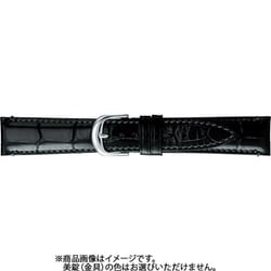 BKE006AS [時計ベルト 牛革 20mm幅 ブラック]