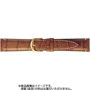 BKE006CS [時計ベルト 牛革型押し 20mm幅 ブラウン]