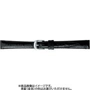 BKE007AJ [時計ベルト 牛革型押し 13mm幅 ブラック]