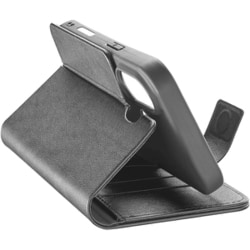 BOOKAG2IPH16MAXK [Book Agenda iPhone 16 Plus用レザー調手帳型スタンドケース ブラック]