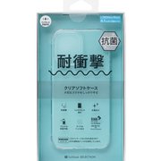SB-I018-SCAS/CL [iPhone 16 用 耐衝撃 抗菌 クリアソフト クリア]