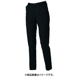 1524-90-17 [ジーベック レディスピタリティスラックス クロ 17サイズ]