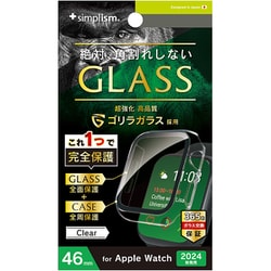 TR-AW2446-GLPC-GOCCL [Apple Watch 46mm Series 10 ゴリラガラス 高透明 ガラス一体型PCケース クリア]
