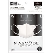 マスコード 3Dマスク ワントーンホワイト(ホワイト紐)Mサイズ