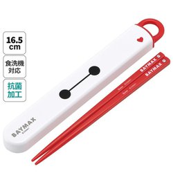 抗菌 スライド式箸・箸箱セット ベイマックス25 ABS2AMAG