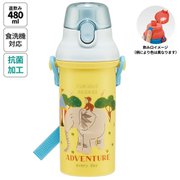 抗菌 直飲プラワンタッチボトル 480ml おさるのジョージ/Zoo PSB5SANAG