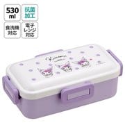PFLB6AG [抗菌 ふわっと弁当箱 530ml クロミ/水彩コスメ]