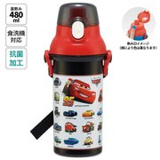 抗菌 直飲プラワンタッチボトル 480ml カーズ25 PSB5SANAG