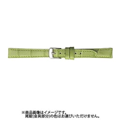BKE009MJ [時計バンド ヴィヴィッド＆ベーシック カーフ型押し ウェルダー グリーン 13mm]