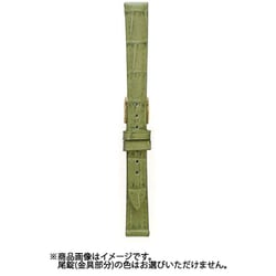 BKE009ML [時計バンド ヴィヴィッド＆ベーシック カーフ型押し ウェルダー グリーン 14mm]