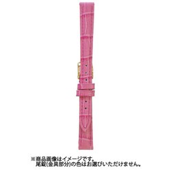 BKE009PI [時計バンド ヴィヴィッド＆ベーシック カーフ型押し ウェルダー ピンク 12mm]