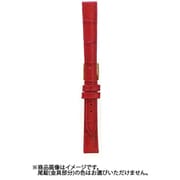 BKE009RL [時計バンド ヴィヴィッド＆ベーシック カーフ型押し ウェルダー 赤 14mm]