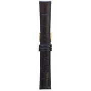 BKE109AR [時計バンド ヴィヴィッド＆ベーシック カーフ型押し ウェルダー 黒 19mm]