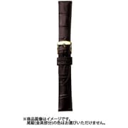 BKE109BN [時計バンド ヴィヴィッド＆ベーシック カーフ型押し ウェルダー チョコ 16mm]
