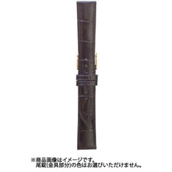 BKE109BS [時計バンド ヴィヴィッド＆ベーシック カーフ型押し ウェルダー チョコ 20mm]