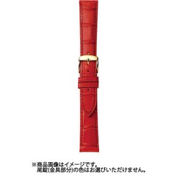 BKE109RN [時計バンド ヴィヴィッド＆ベーシック カーフ型押し ウェルダー 赤 16mm]