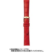 BKE109RN [時計バンド ヴィヴィッド＆ベーシック カーフ型押し ウェルダー 赤 16mm]