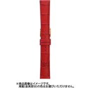 BKE109RS [時計バンド ヴィヴィッド＆ベーシック カーフ型押し ウェルダー 赤 20mm]