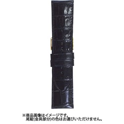 BKE111AU [時計バンド ヴィヴィッド＆ベーシック カーフ型押し ウェルダー ブラック 22mm]