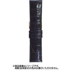 BKE111AY [時計バンド ヴィヴィッド＆ベーシック カーフ型押し ウェルダー ブラック 26mm]